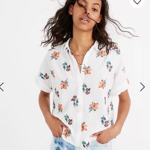 Madewell Hilltop Shirt In Hawaiian Hideaway Size Medium
